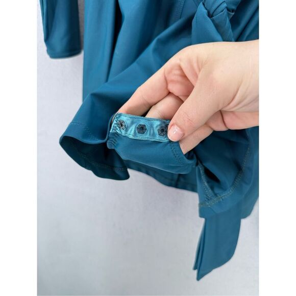 Sei Sorelle Swim Dress Zuria Zenith Teal Blue Size M - Picture 8 of 10